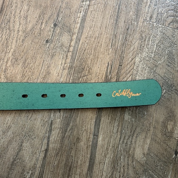 Catchfly Western Hair Hide, silver-tone cross Conchos,removable buckle - Picture 7 of 11